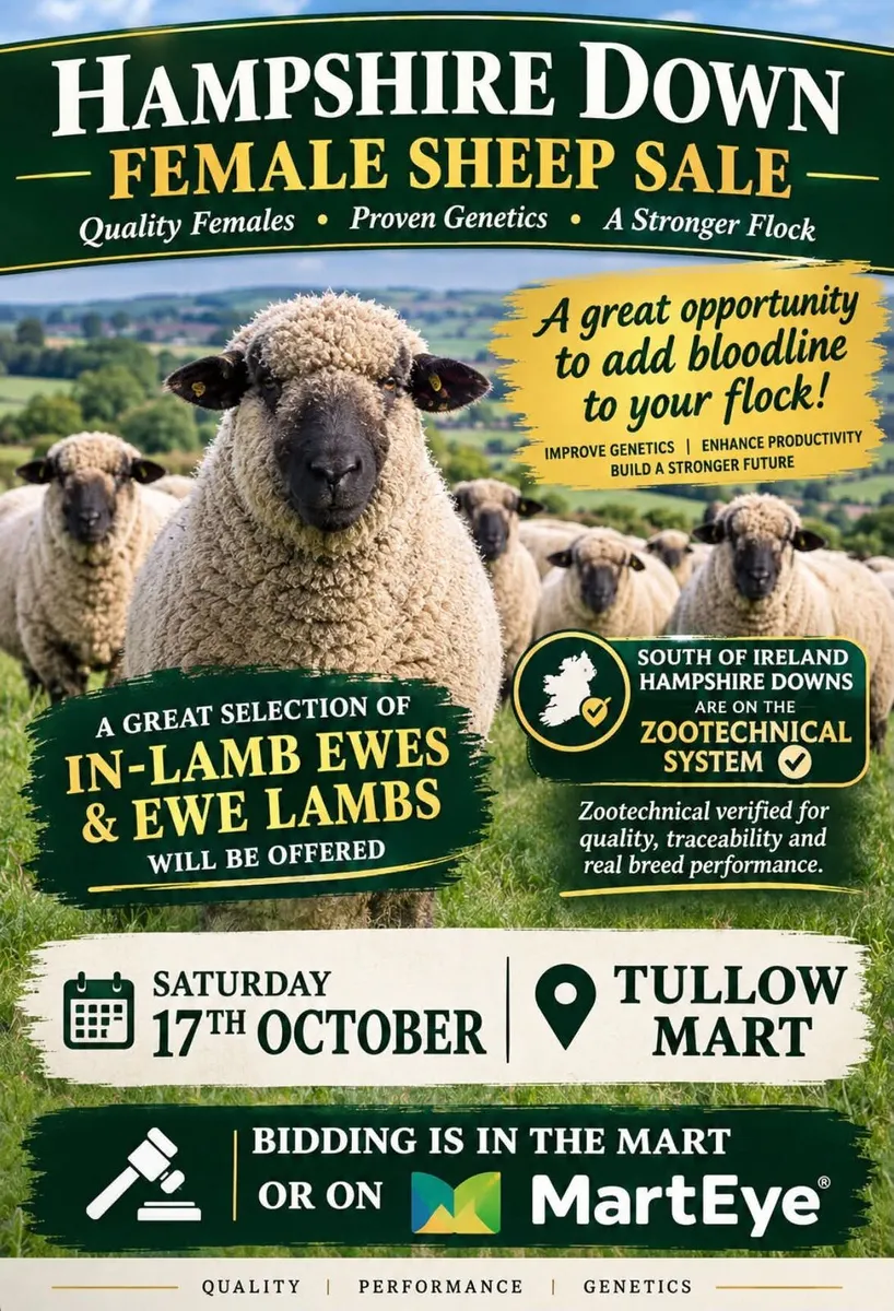 Hampshire Down Female Sale