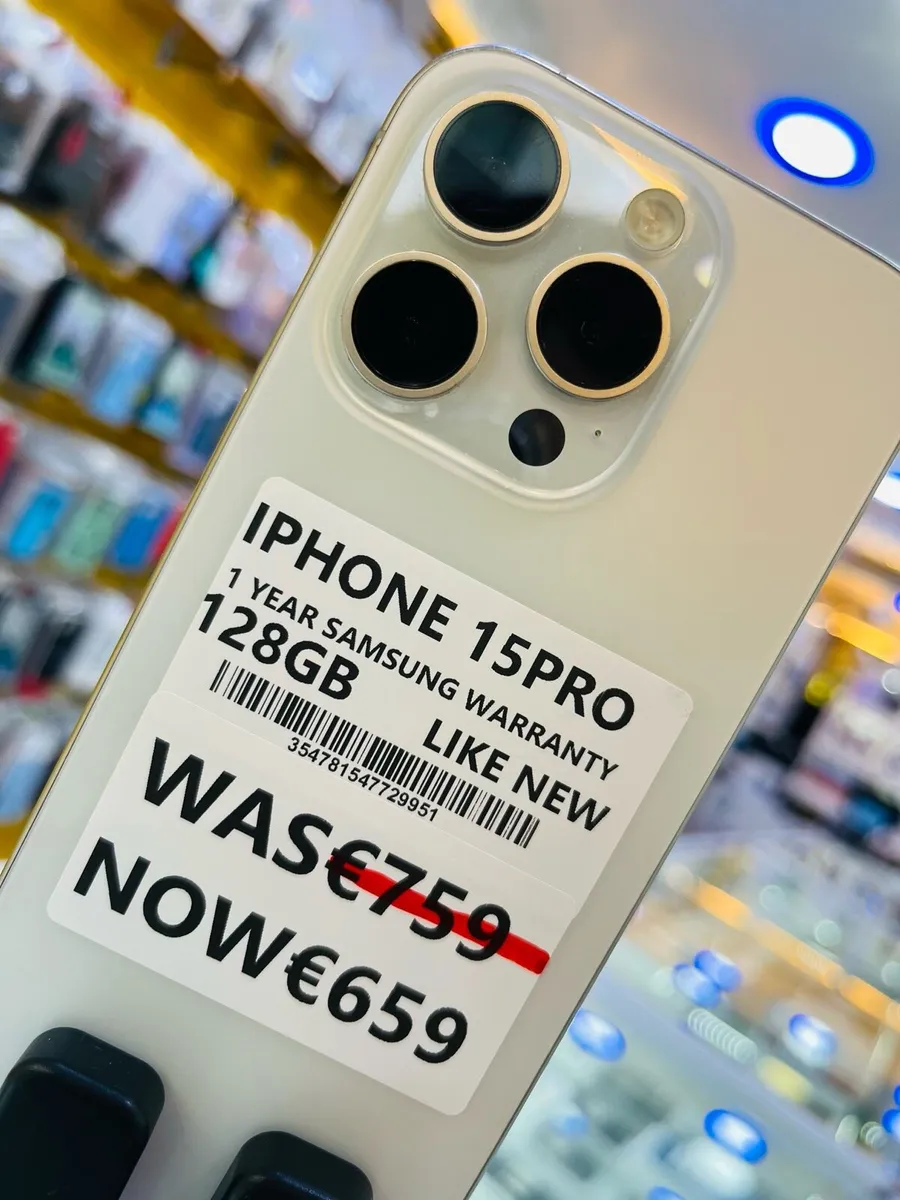 😍iPhone 15 pro likeNew 128GB 1YEAR WTY🔥 - Image 1