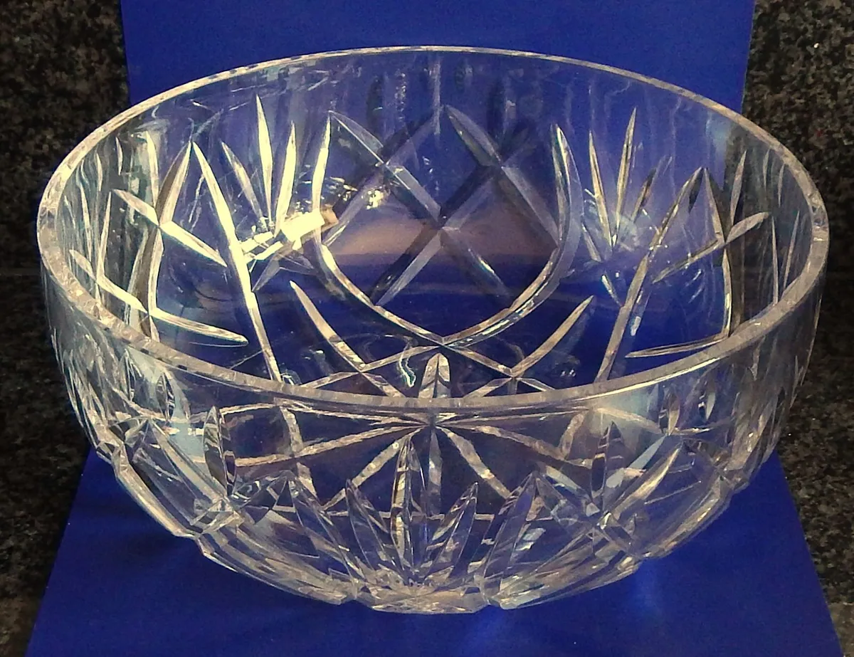 Vintage Waterford Crystal 10” Heavy Bowl, Stamped - Image 1