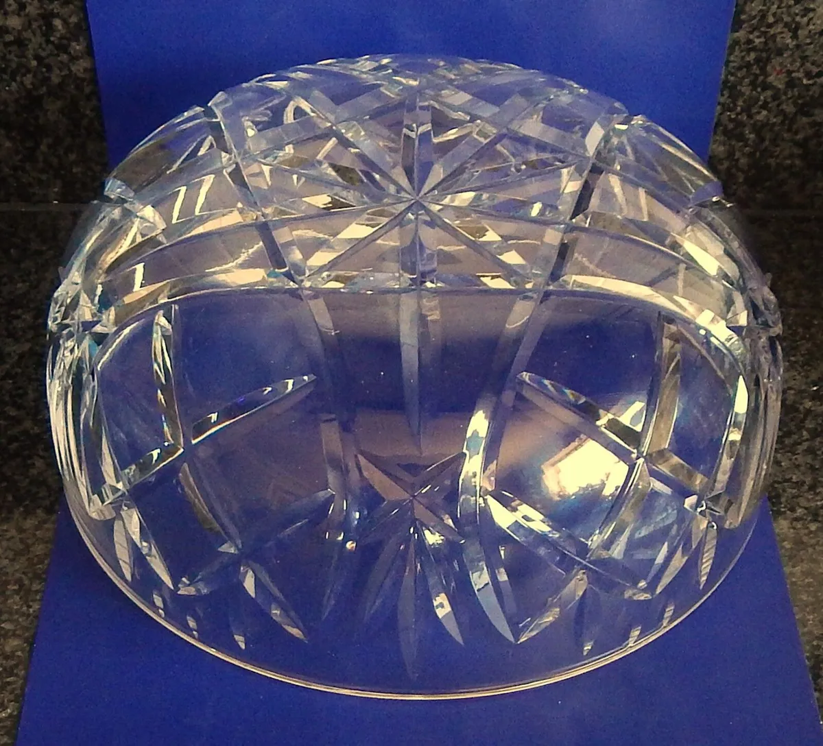 Vintage Waterford Crystal 10” Heavy Bowl, Stamped - Image 4