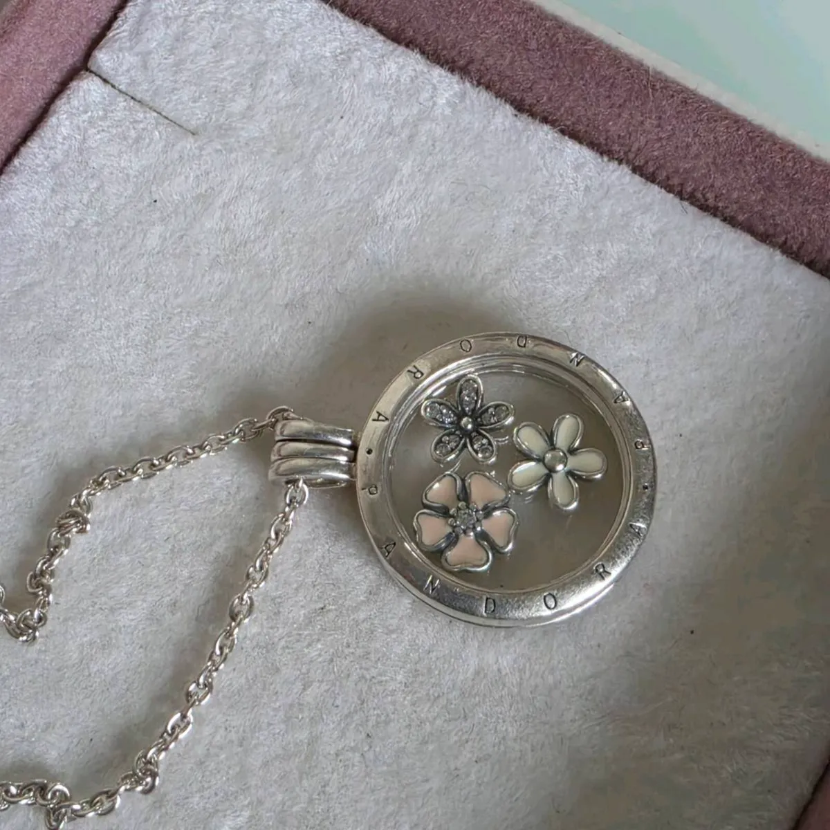 PANDORA floating Memories locket necklace - Image 4