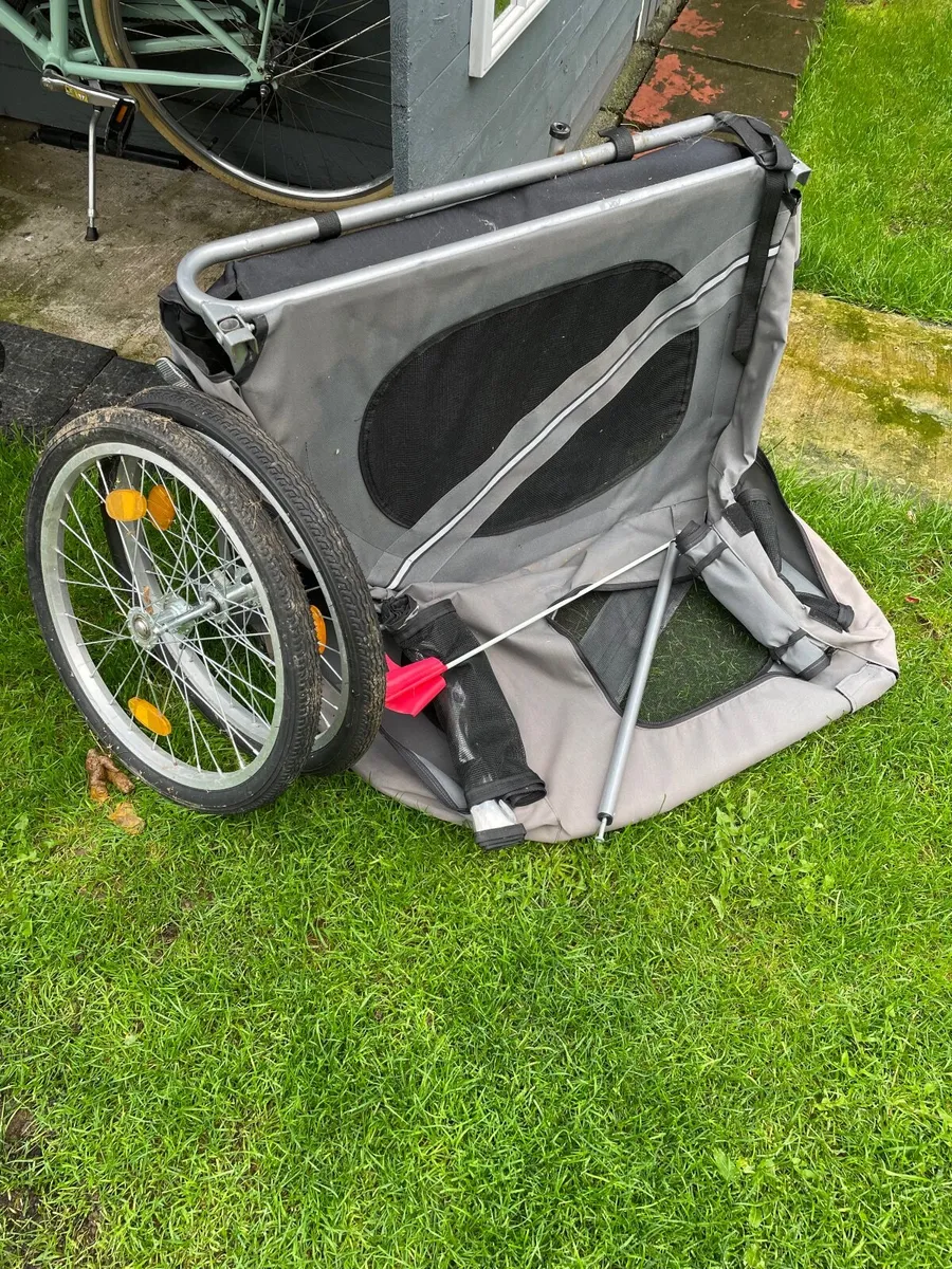 🐕 Foldable Dog Bike Trailer