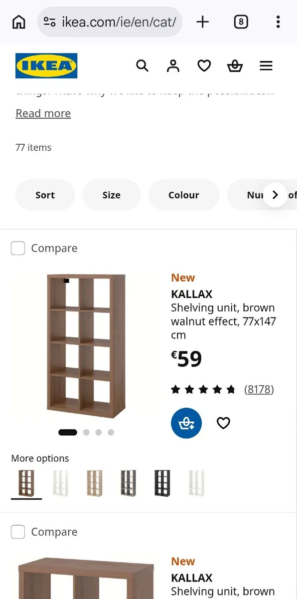 IKEA Kallax Cube Storage Unit - Image 1
