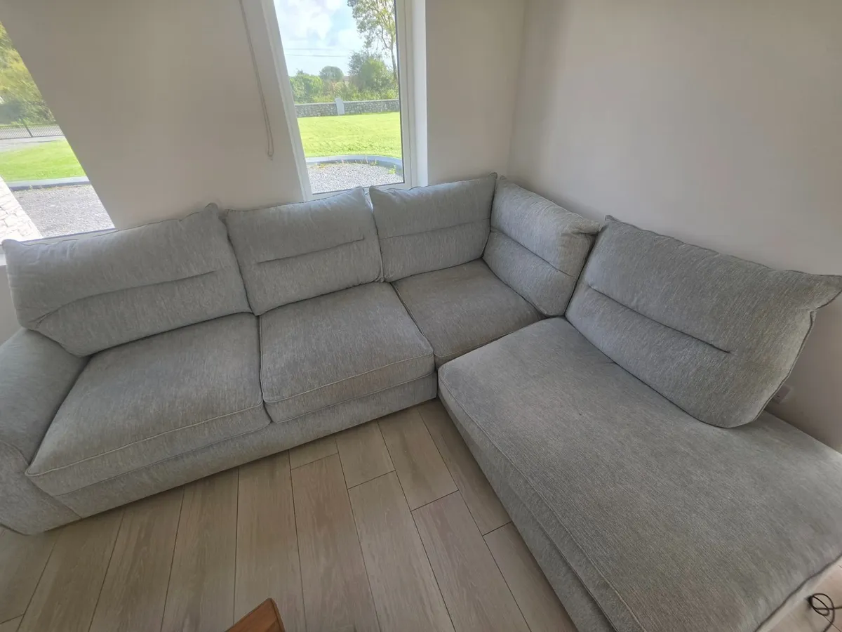 Large Light Blue  Sofa – Excellent Condition - Image 1