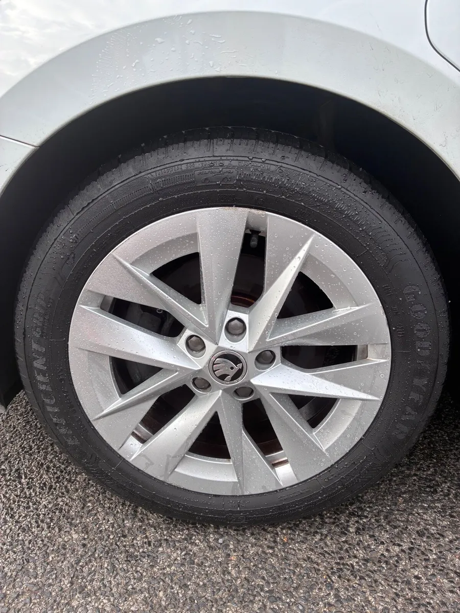 Original 17” Škoda Alloy Wheels & Tyres - Image 1