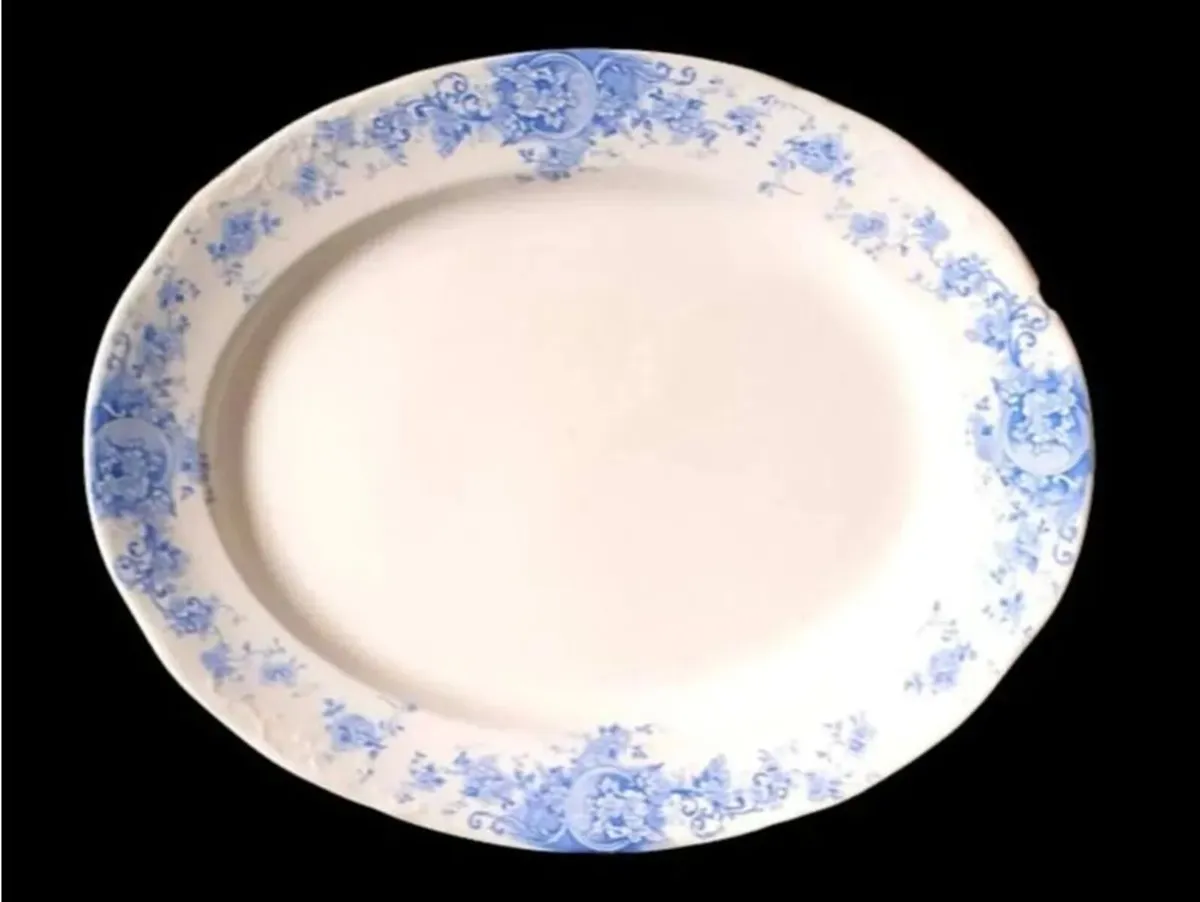 Antique French Ironstone Serving Platter - Image 2