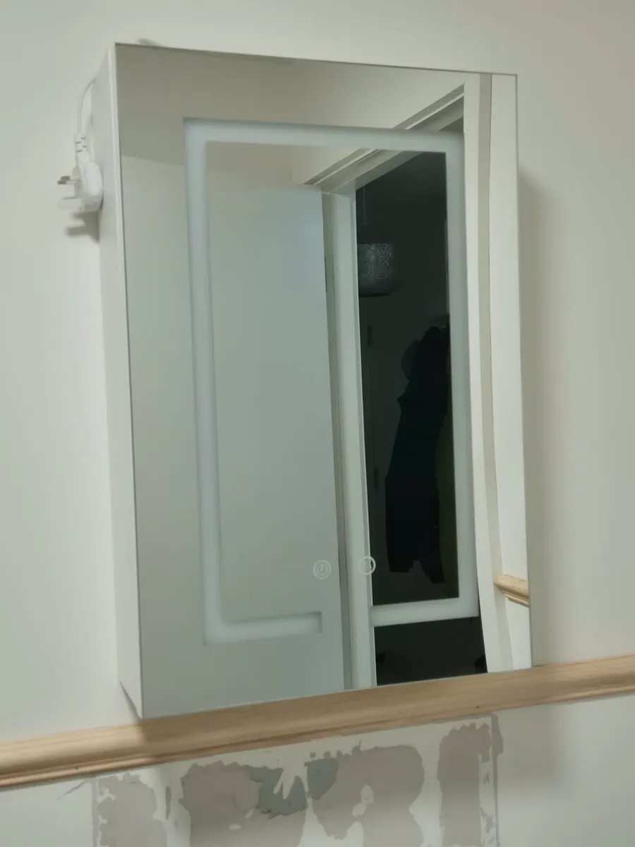 Bathroom cabinet with mirror and Bluetooth New - Image 2