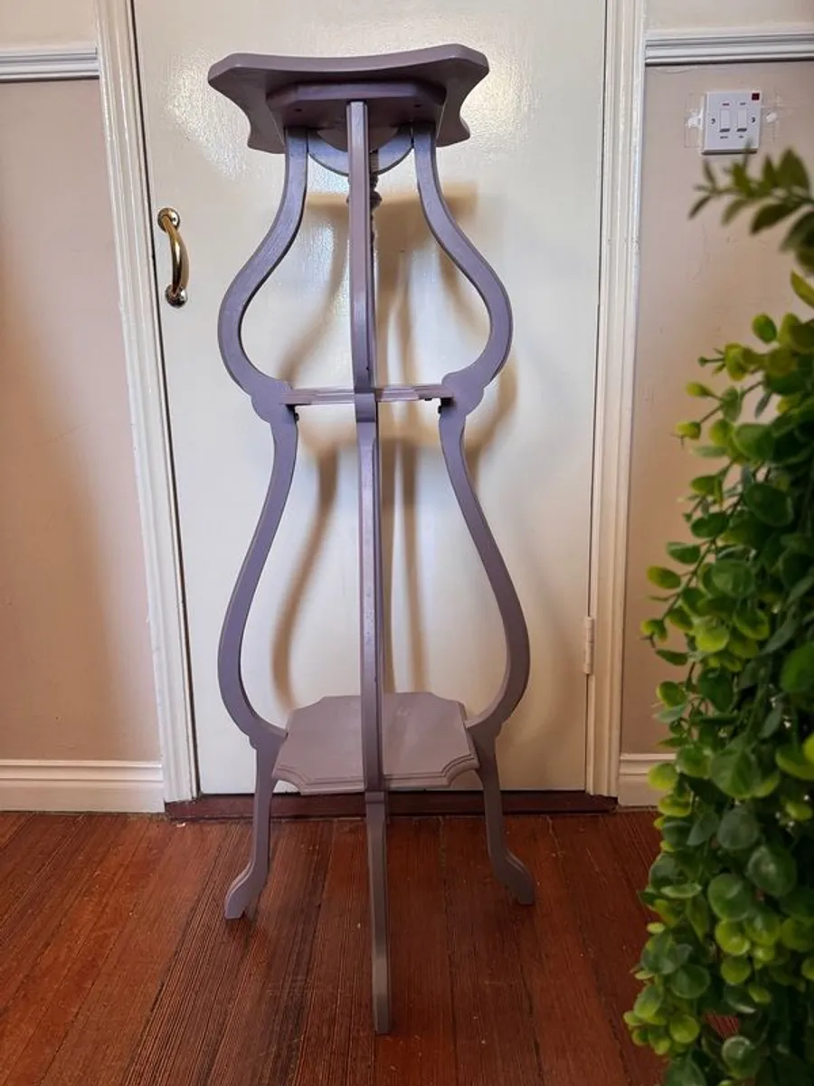 Tall Solid Wood Plant Stand / Display Stand - 111.5cm - Image 2