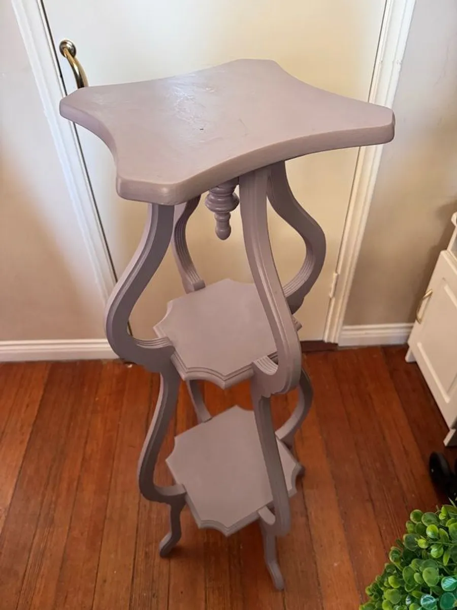 Tall Solid Wood Plant Stand / Display Stand - 111.5cm - Image 3