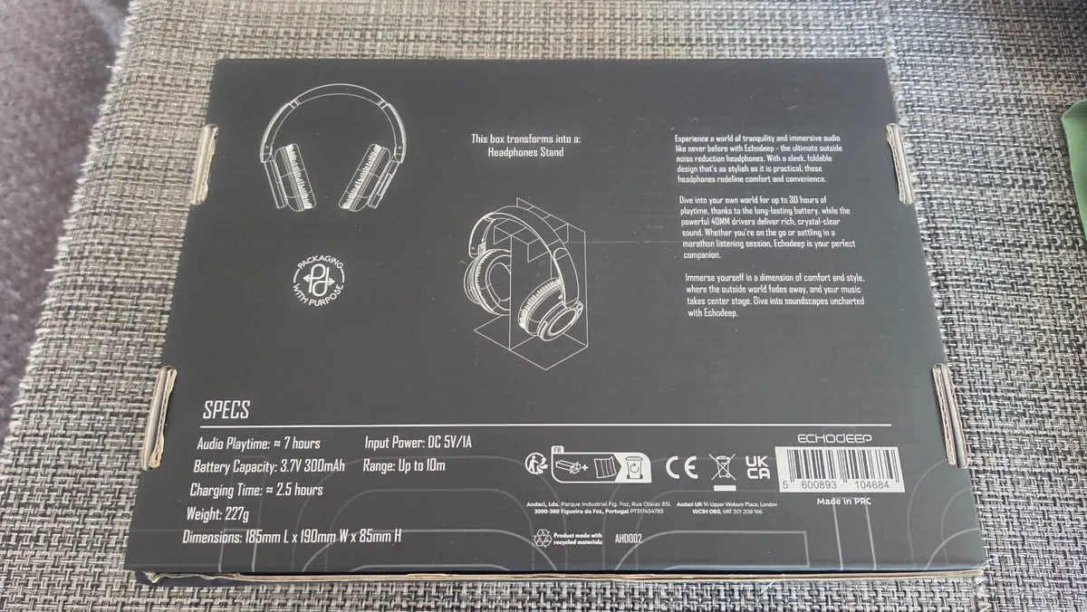 Brand new Echodeep Over-Ear Headphones by Rupt - Image 4