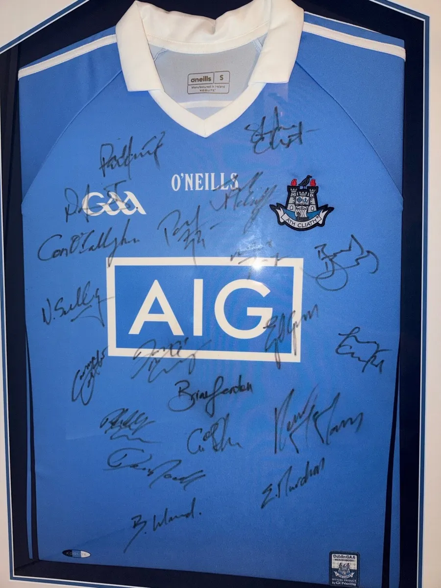 Dublin jersey signed by whole team - Image 2