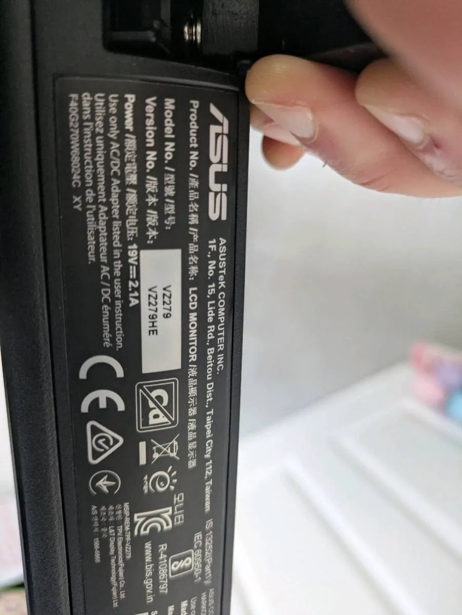 ASUS VZ279HE 27" Full HD IPS Monitor - Image 3