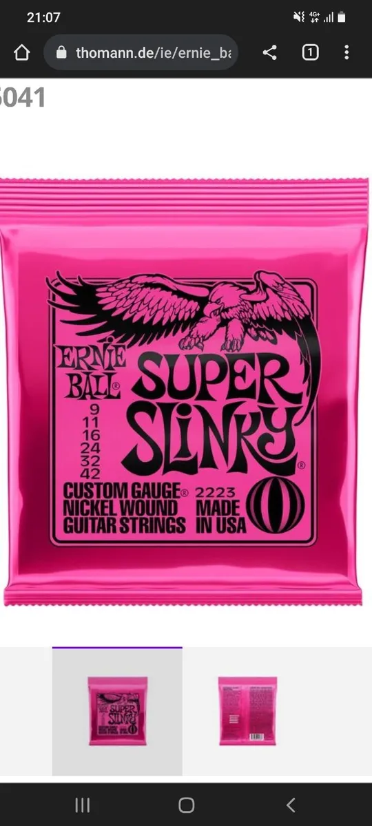 Bulk plectrum and guitar strings - Image 2