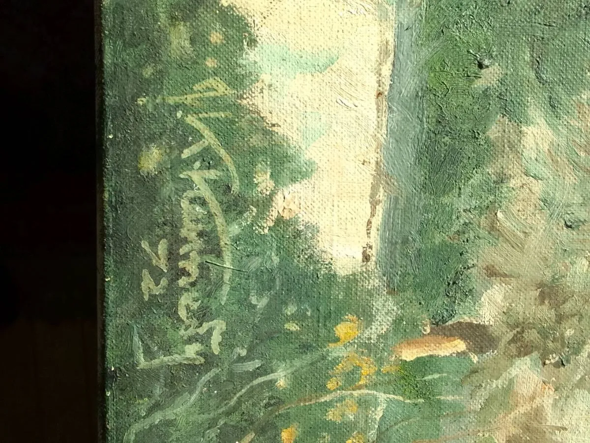 Oil on canvas j.kennedy 1972 - Image 4