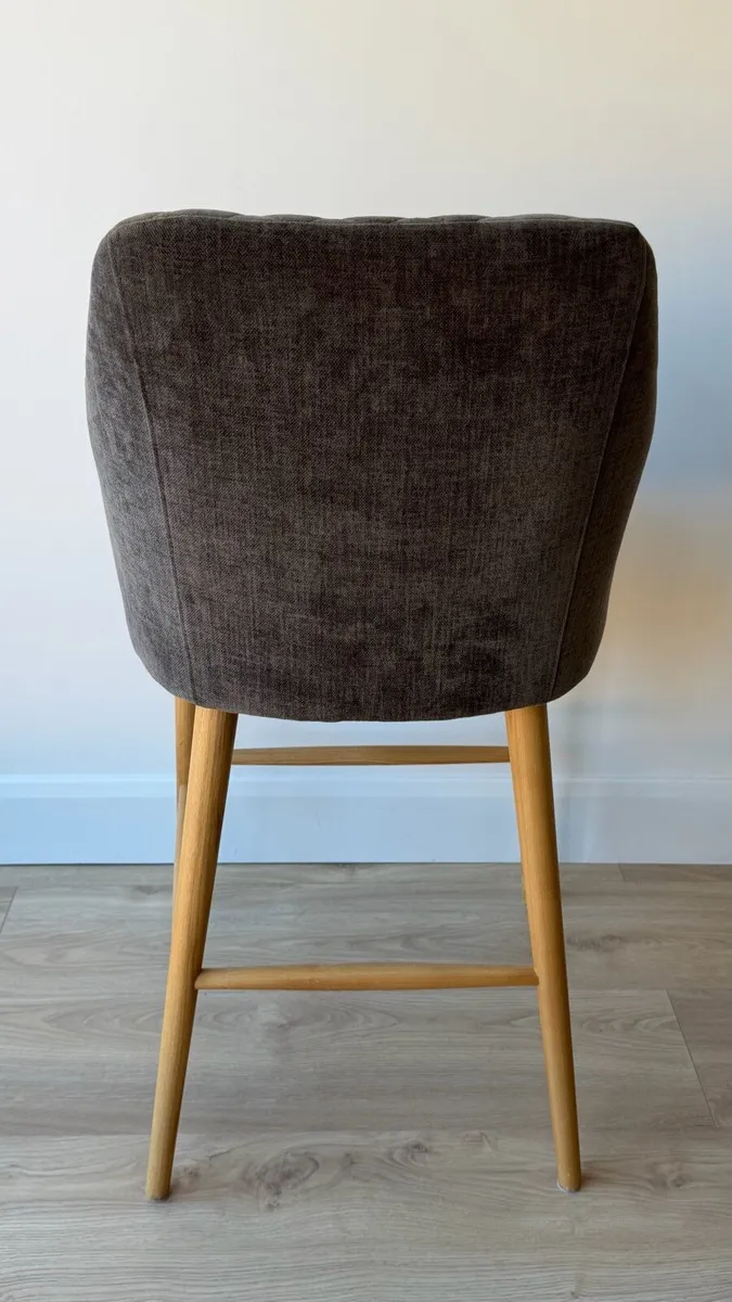4 x Cuban Charcoal Bar Stools - Image 3