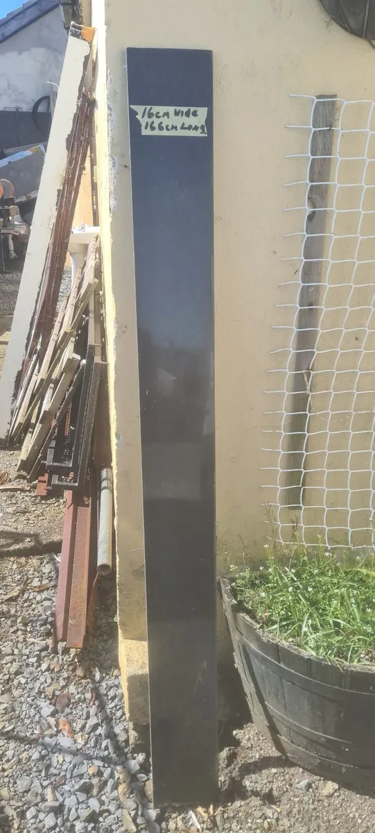 Black marble (1) length of 227cm x 10cmx3cm