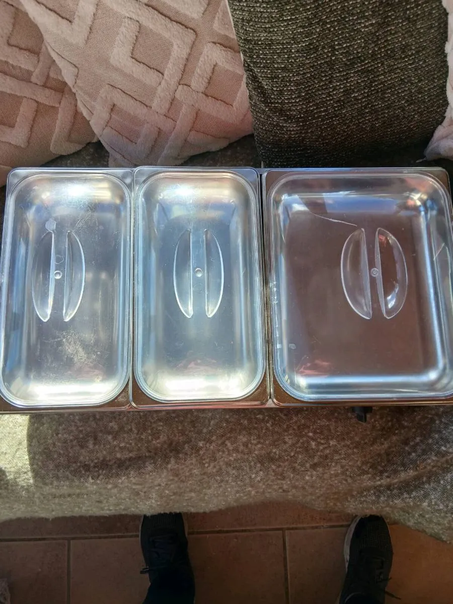 Buffet warmer 3 compartments - Image 4