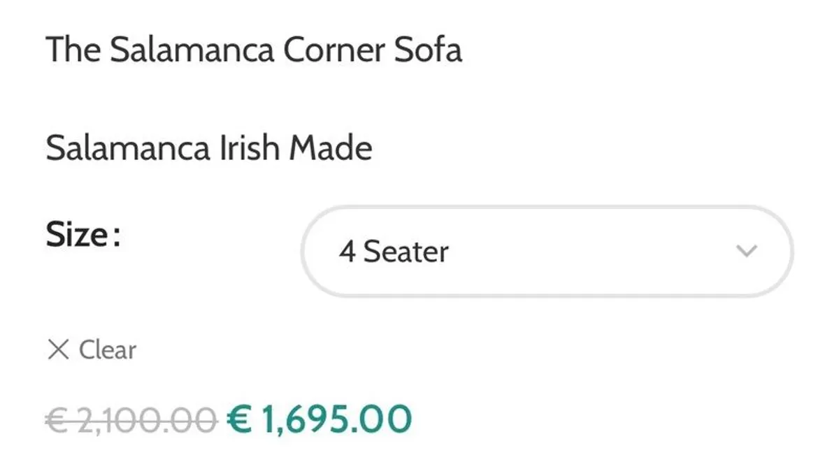 sofa 4 seater and armchair - Image 4