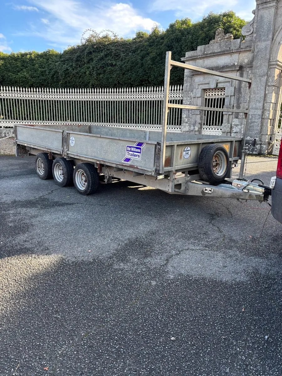 Ifor Williams 14x6’6 Tri Axle Dropside Trailer - Image 1