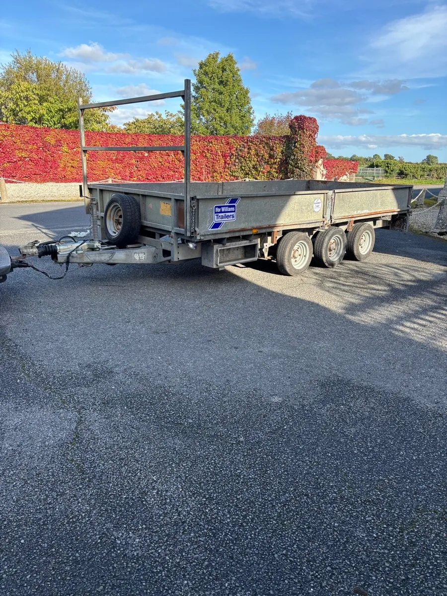 Ifor Williams 14x6’6 Tri Axle Dropside Trailer - Image 4