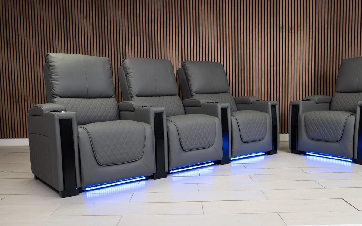 Sienna 3+2 Electric Leather Recliner Sofa Set - Image 2