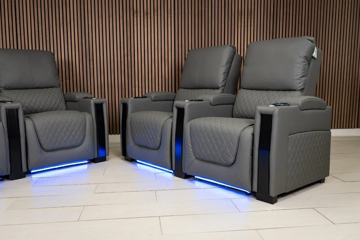 Sienna 3+2 Electric Leather Recliner Sofa Set - Image 3