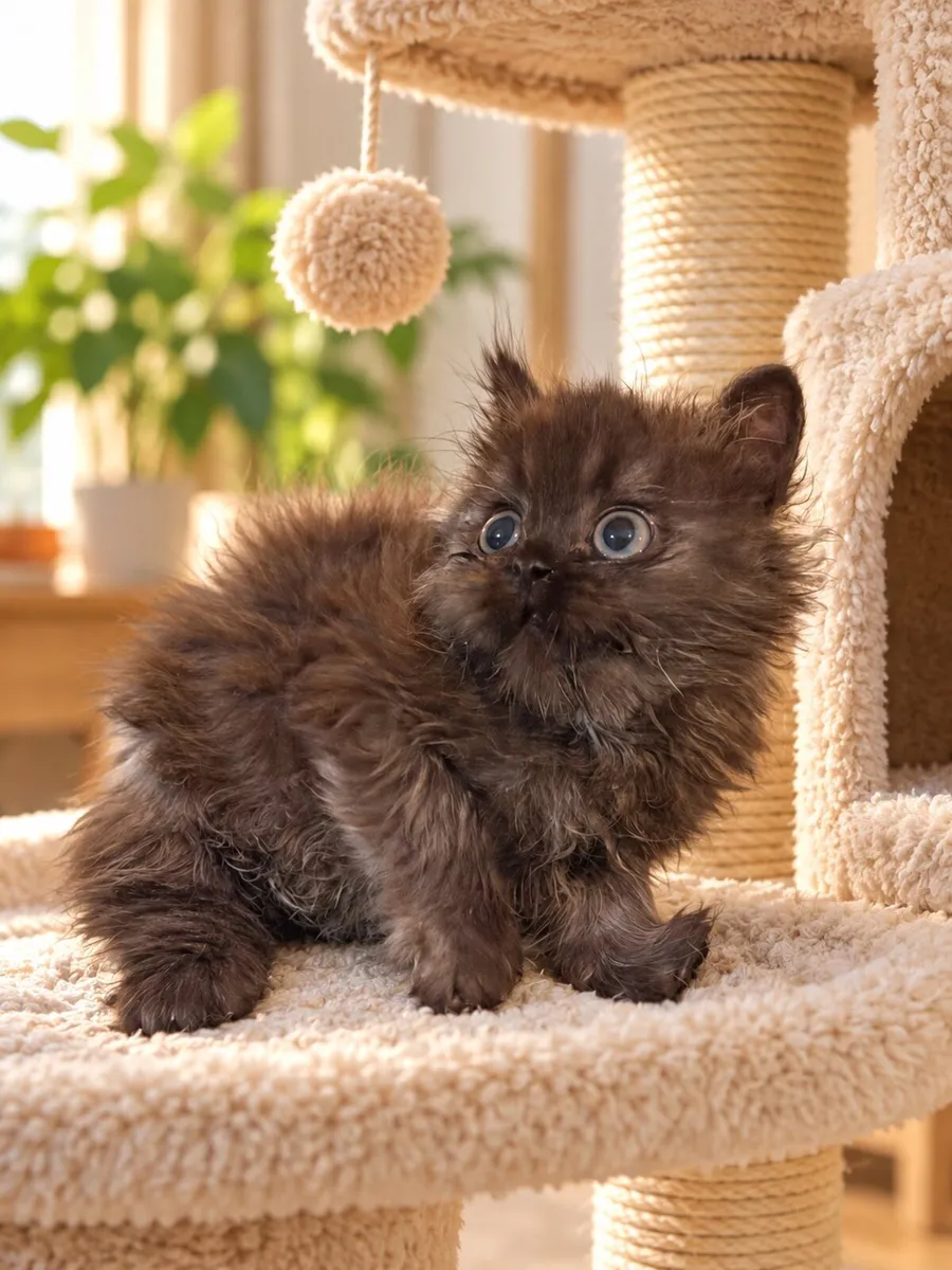 Purebred British longhair chocolate male - Image 2