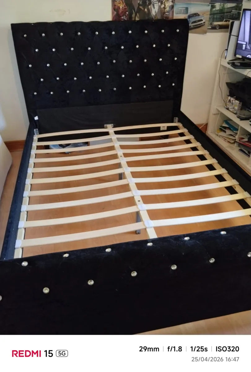 King size sleigh bed - Image 2