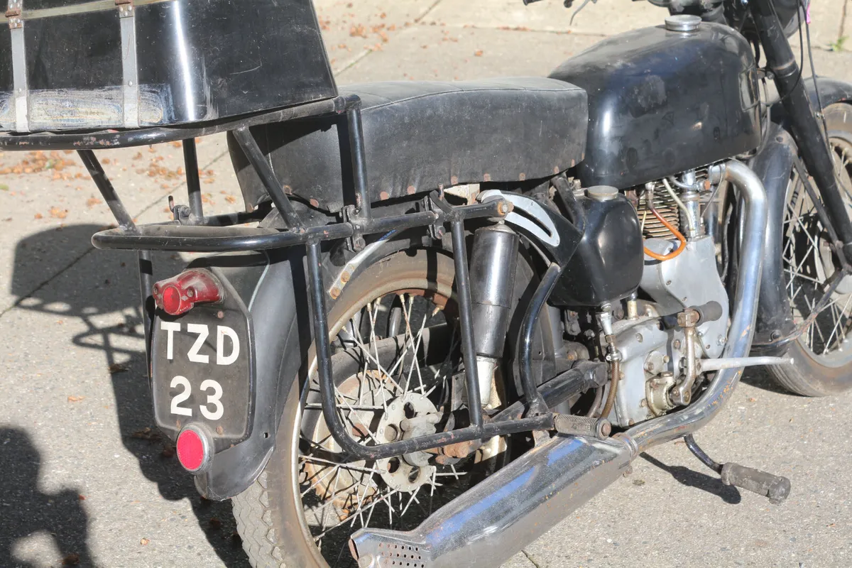 1963 Velocette MSS 500 with Panniers and back box - Image 4