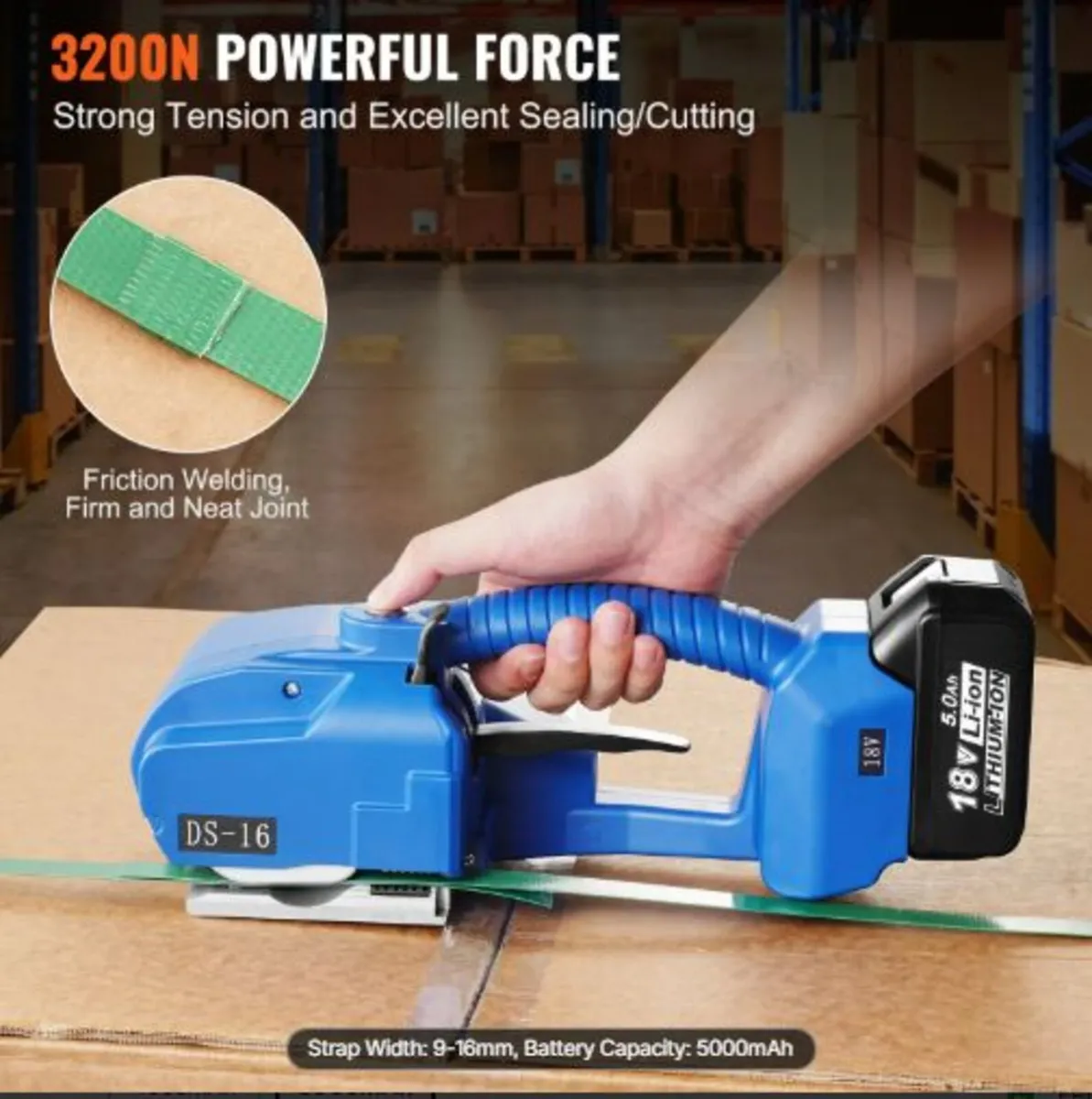 Automatic Electric Strapping Machine Tool for PP - Image 3
