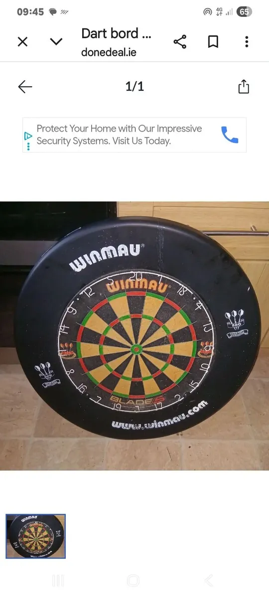Dart bord