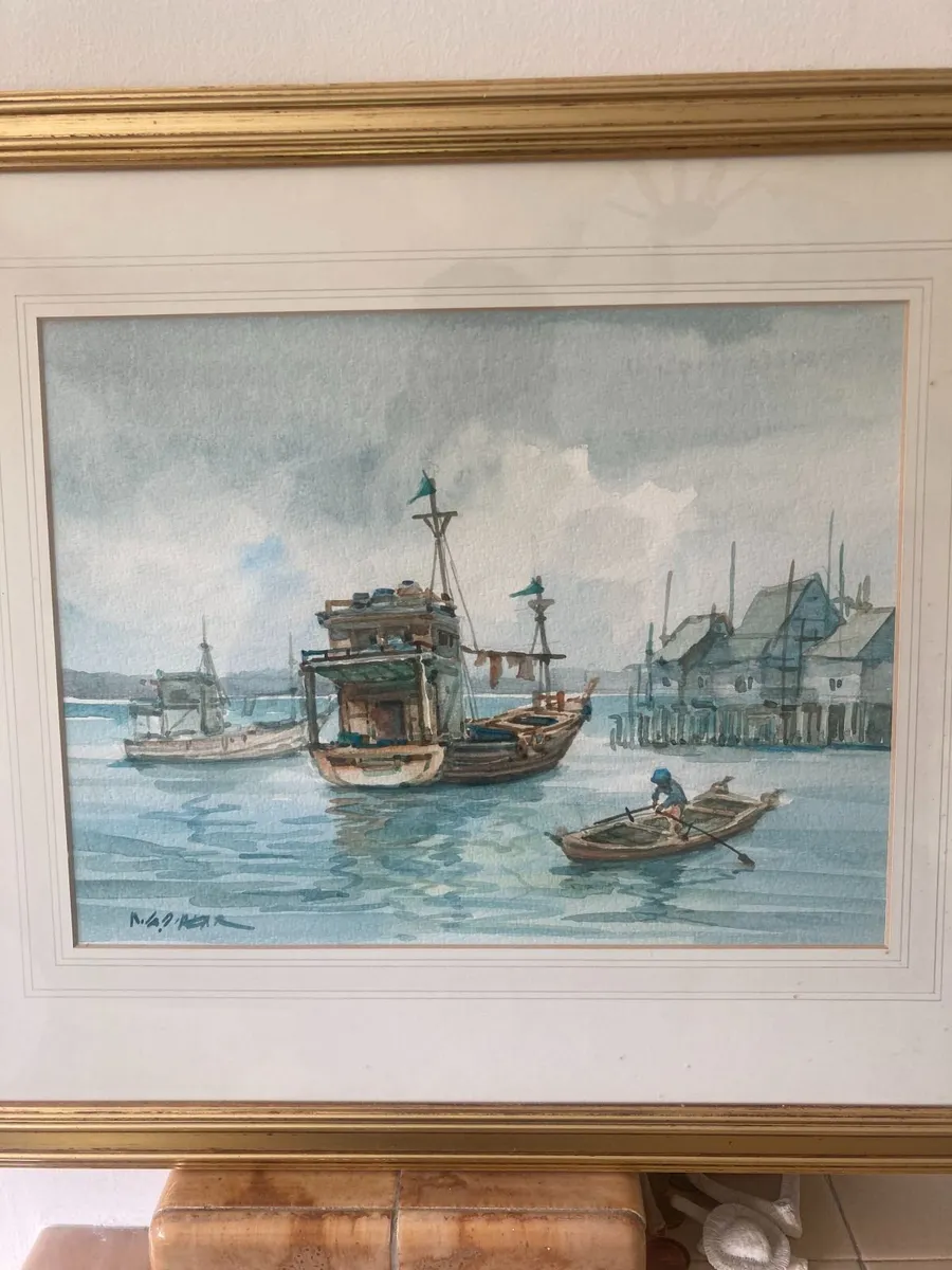 Watercolours x 2 - Paintings - Image 2