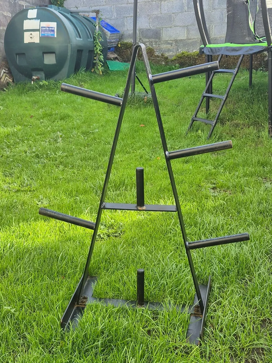 Weights plates stand