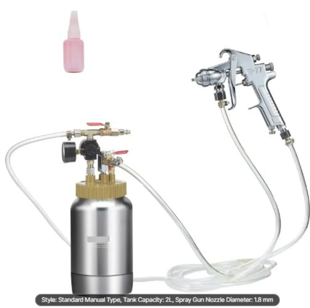 Spray Paint Pressure Pot Tank,2L/0.5gal Lightweig - Image 1