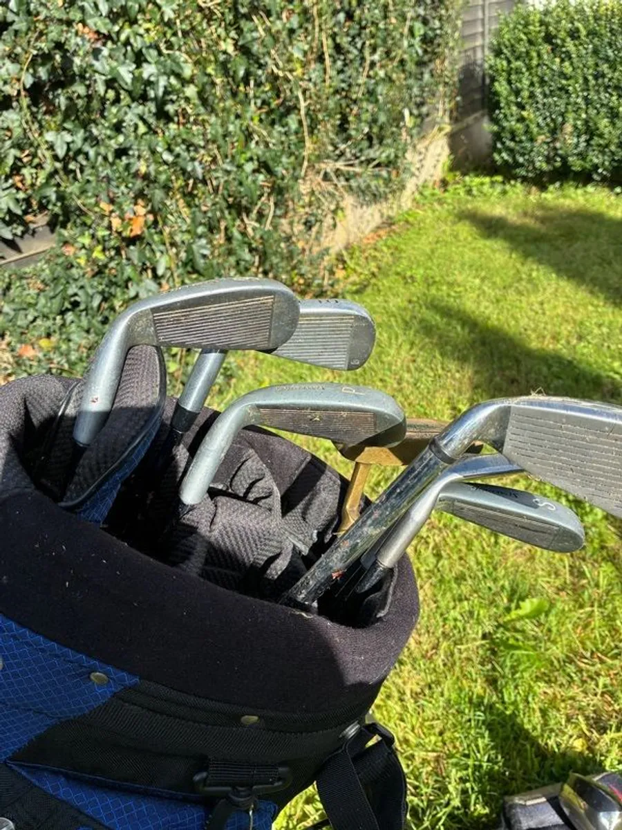 Calloway carry bag +stand  with 2 Wilson drivers and assorted irons - Image 2