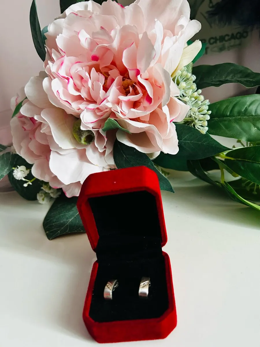 Silver earrings - Image 1