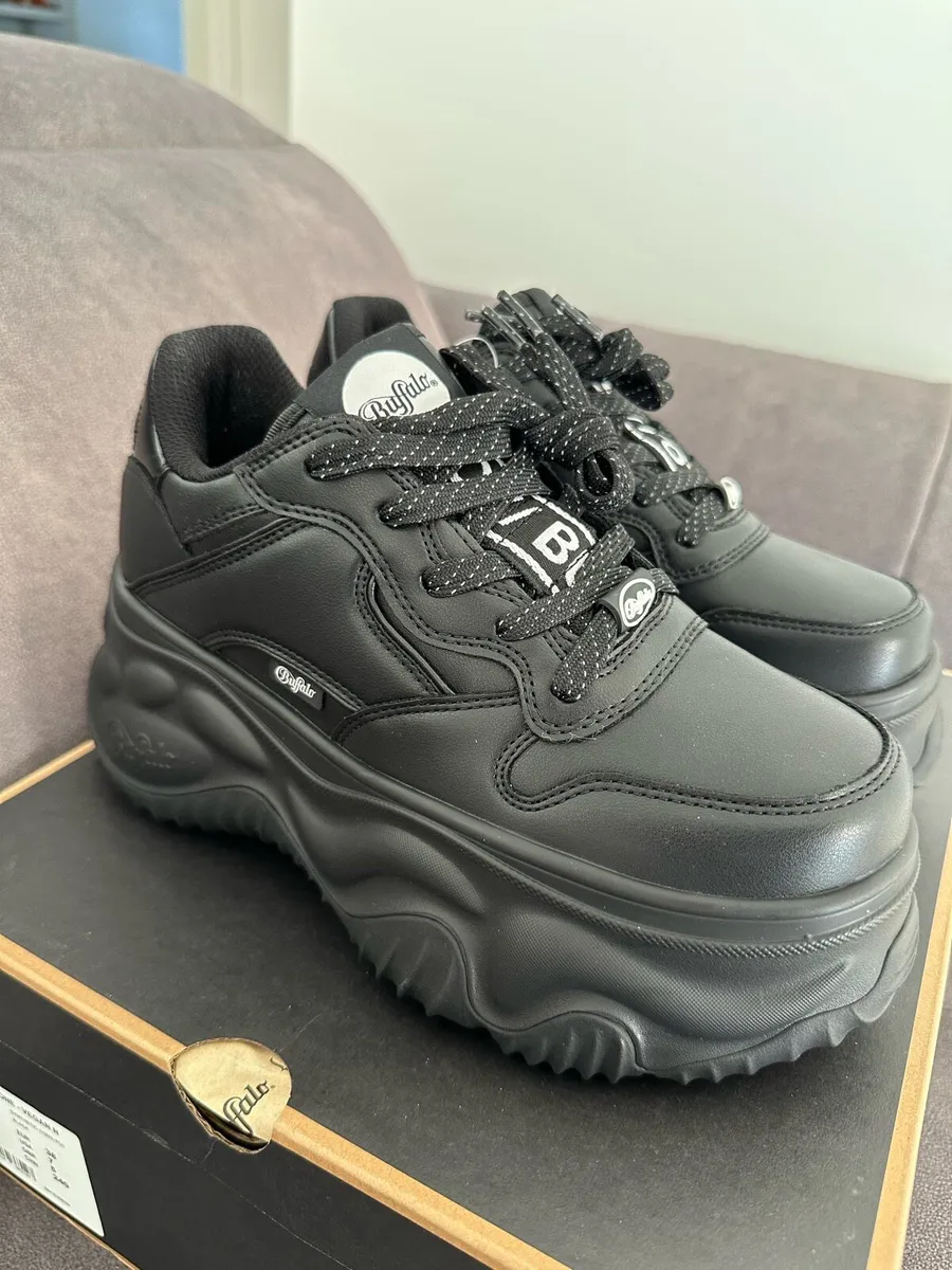 NEW Vegan Leather Shoes Buffalo Blader One EU 38 - Image 4