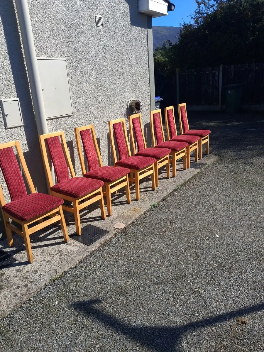 Table and  8 Dining Chairs - Image 2
