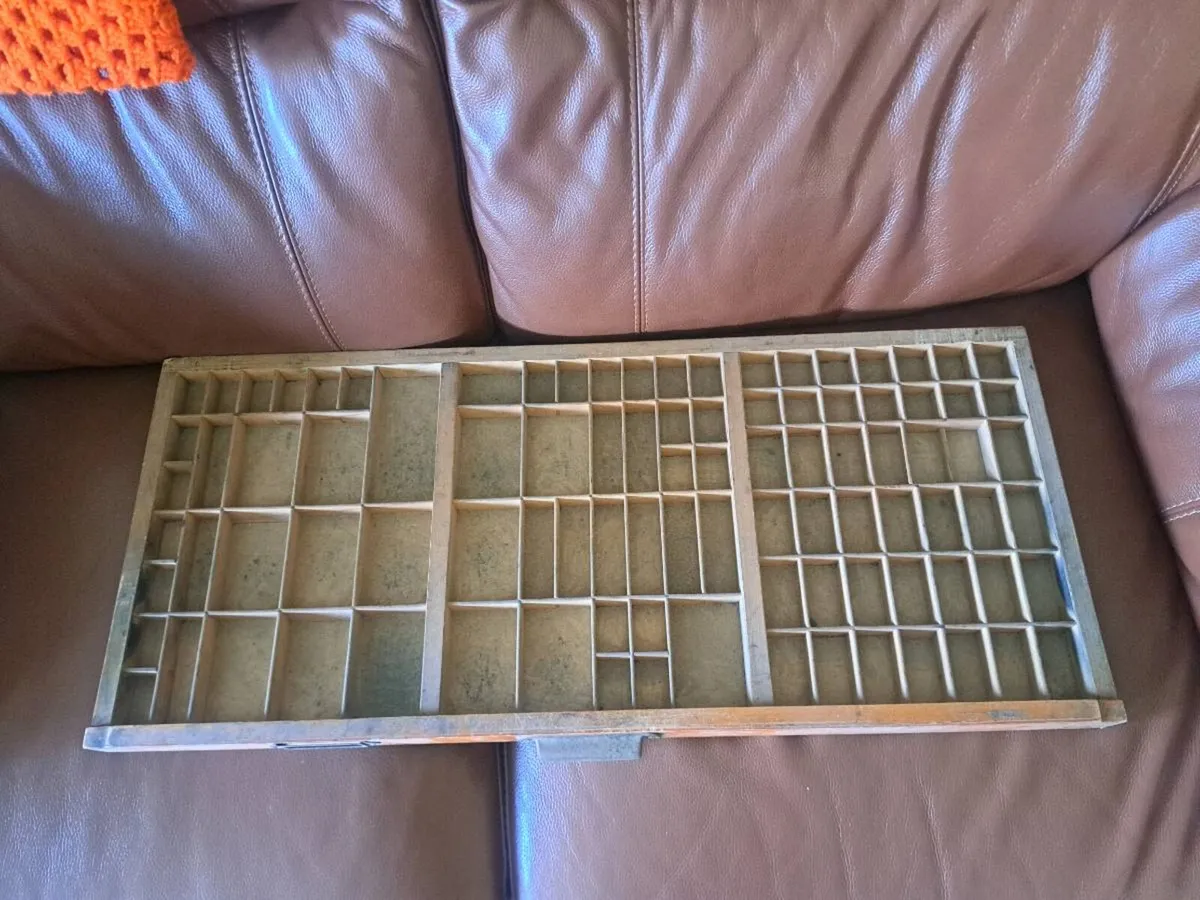 Antique Printers Tray - Image 3