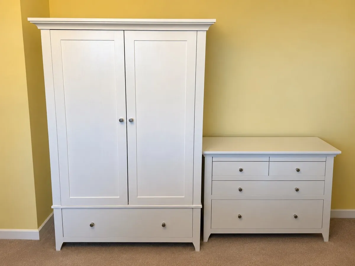Solid Pine Wardrobes & Matching Chests of Drawers - Image 1