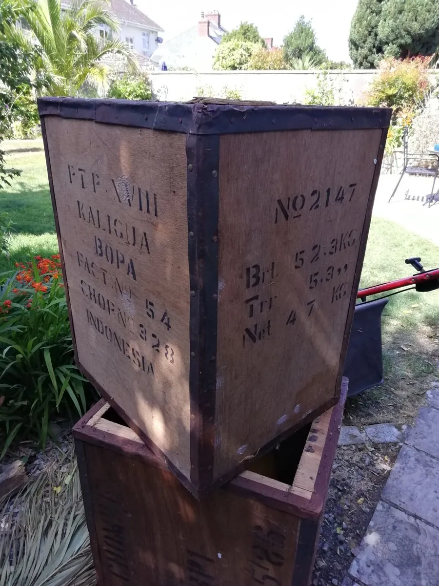 Vintage tea chests - Image 2