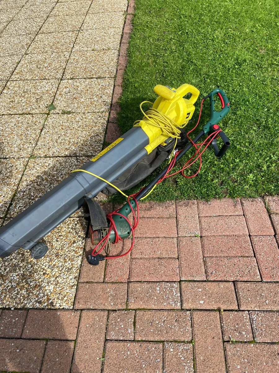 Electric. Blower. &. Strimmer