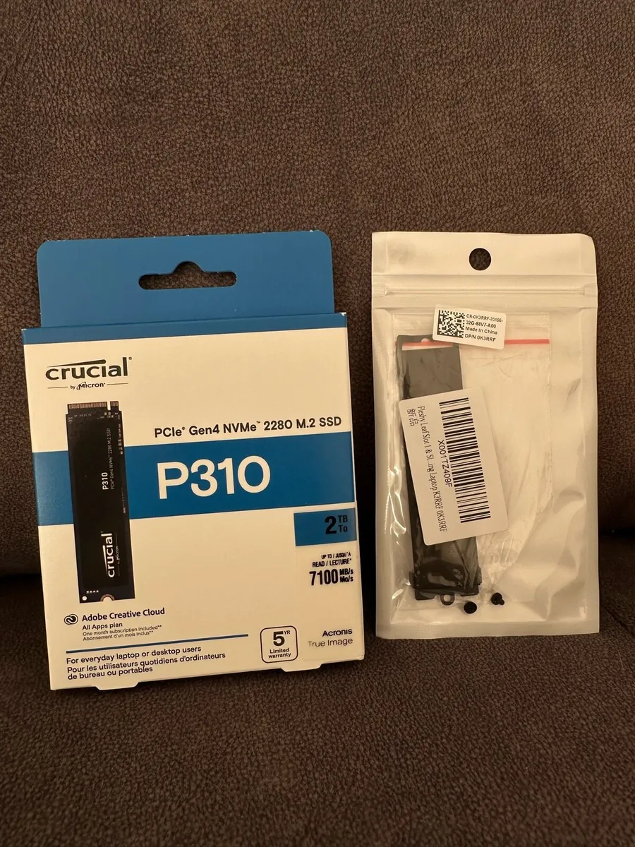 NEW Crucial P310 2TB SSD M.2 2280 NVMe PCIe Gen4 - Image 1