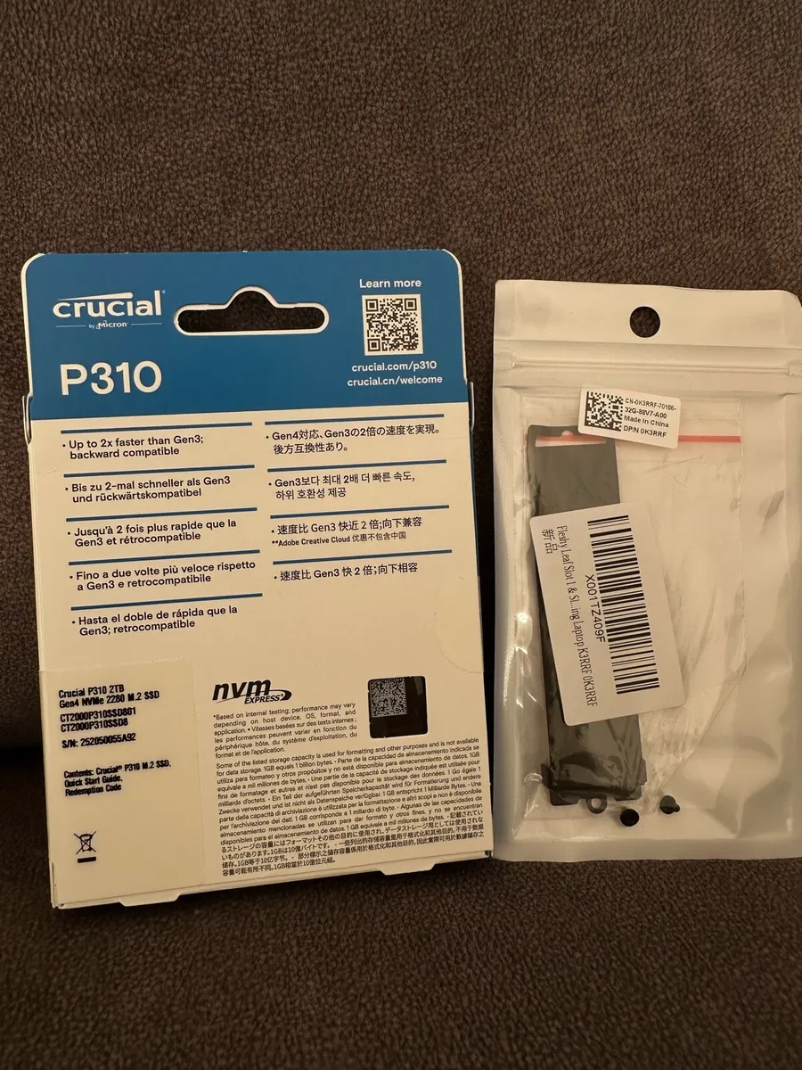 NEW Crucial P310 2TB SSD M.2 2280 NVMe PCIe Gen4 - Image 2
