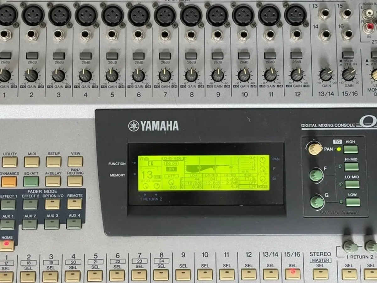 Yamaha 01v mixer with MY8 adat card - Image 1