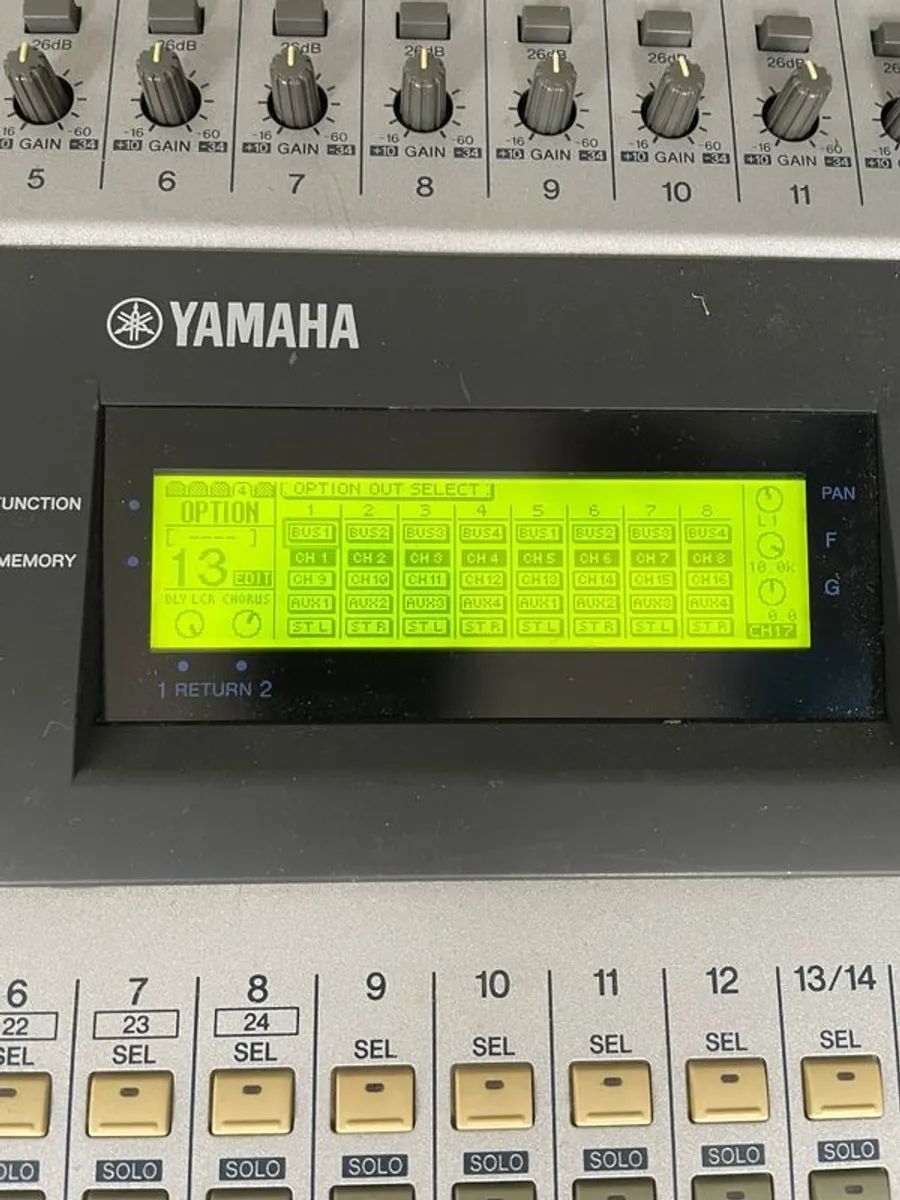 Yamaha 01v mixer with MY8 adat card - Image 2
