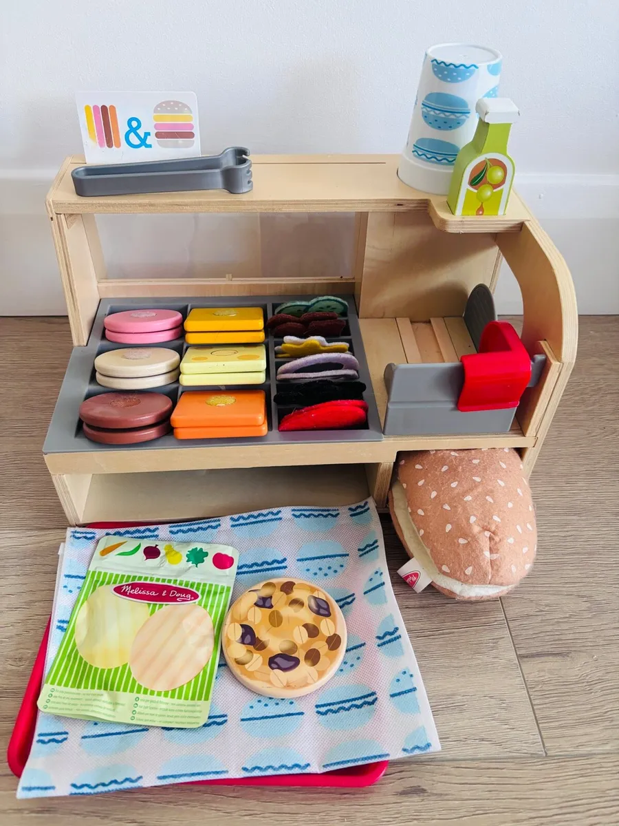 Melissa & Doug Sandwich Counter, Ice Cream Counter - Image 1