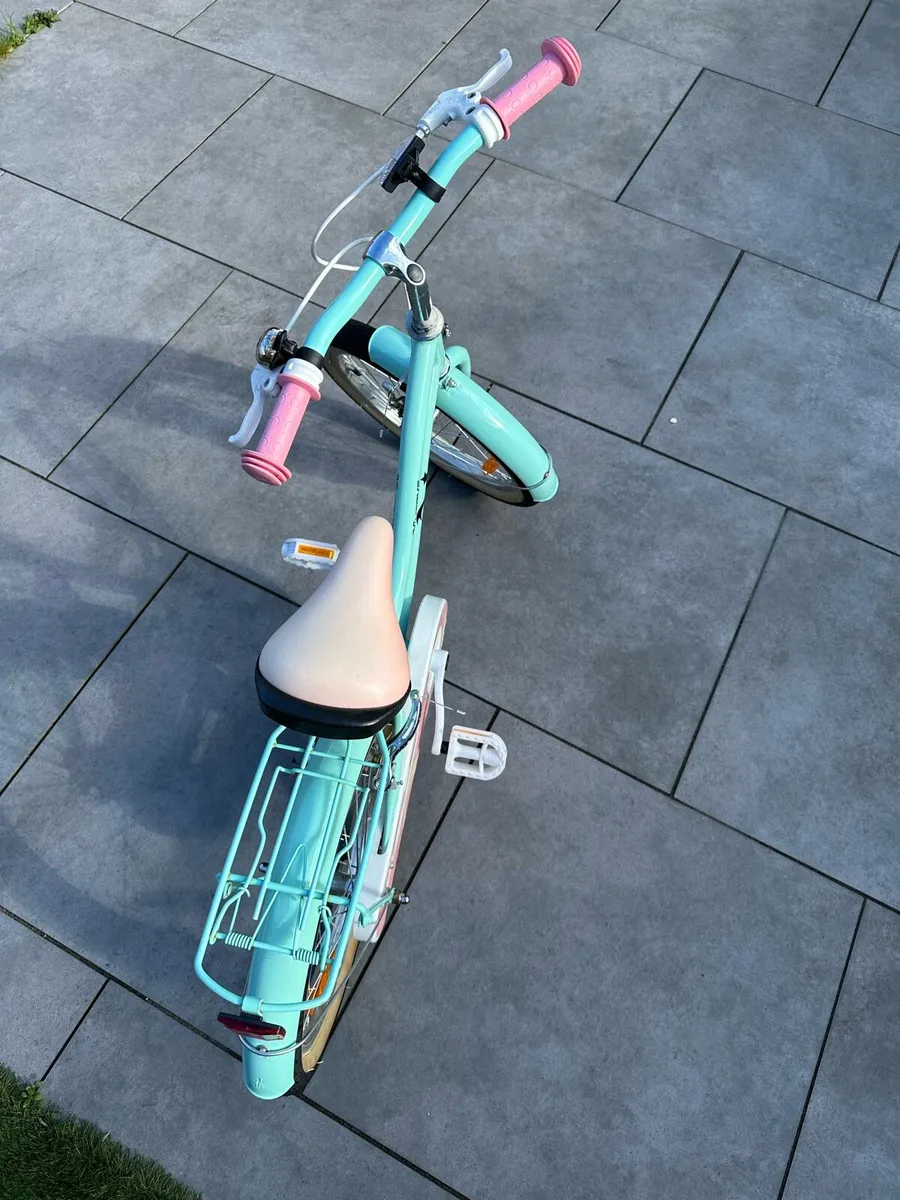 18 Inch Verve Star Bike with Basket Mint - Image 2
