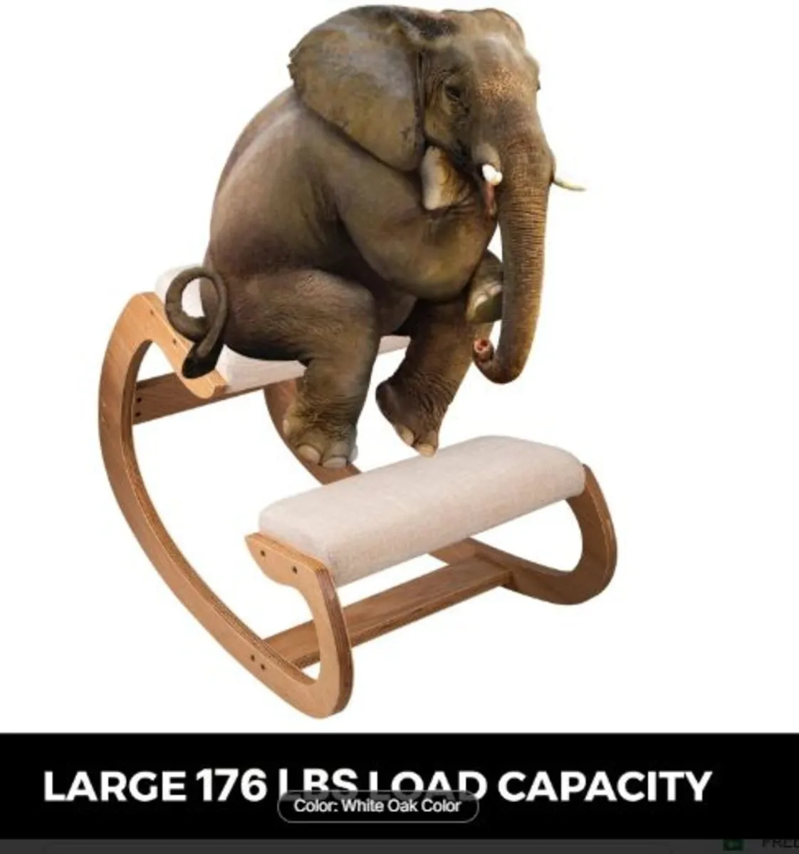 Ergonomic Kneeling Chair 99.8 kg Load Capacity - Image 1