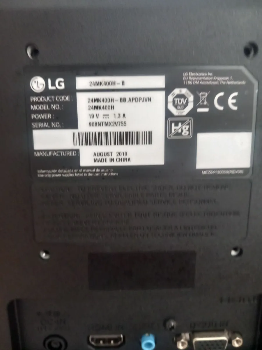 Second Hand LG Monitor For Sale - Image 3